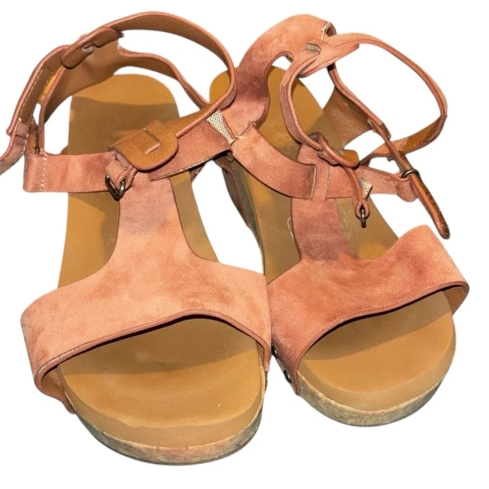 Gypsy Jazz Brown Wedge Sandals